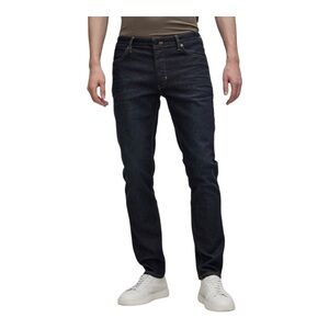 NEUW Men Selvedge Jeans Size 30 x 34 Lou Slim Raw Dark Wash Blue Stretch Cotton